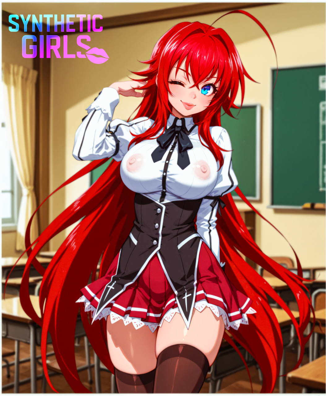 rias-gremory-soaked-panties-dxd-high-school