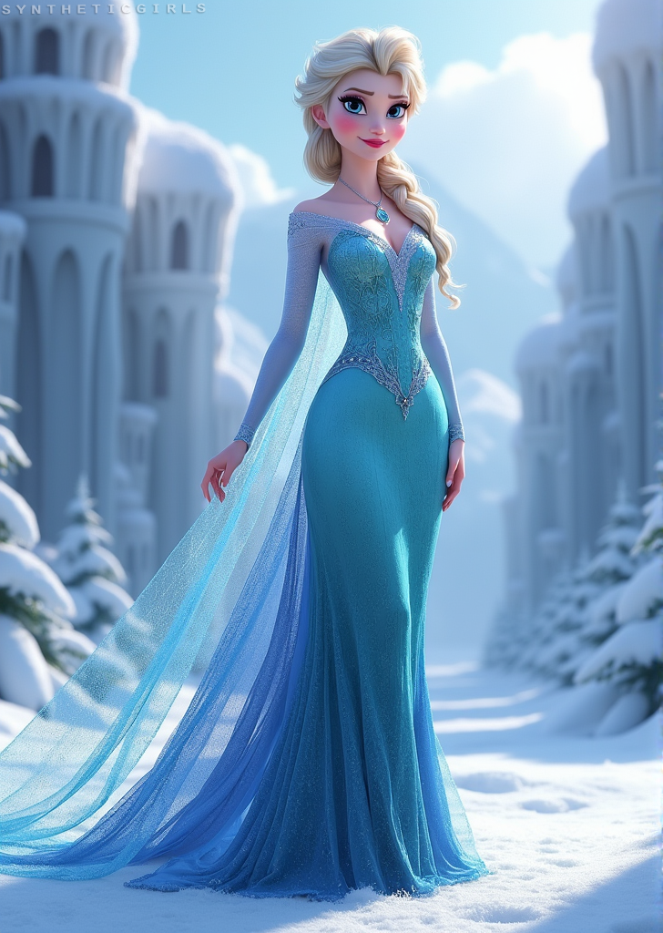 elsa-flux-ai-model-no-edits