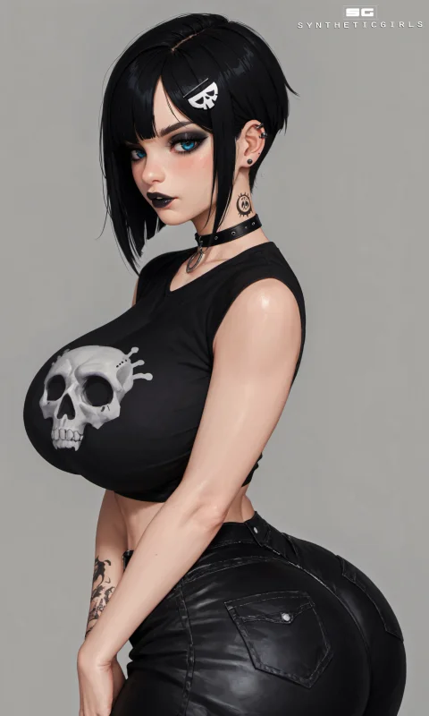 Destroyed Emo Goth Chicks (1)
