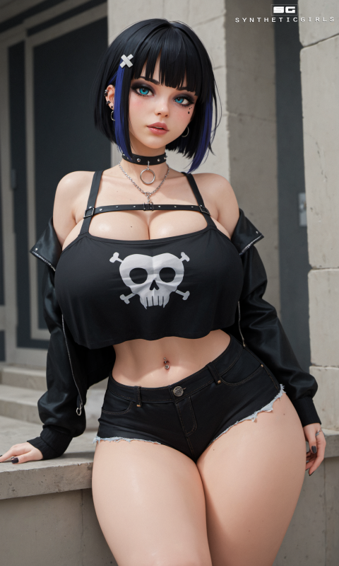 Destroyed Emo Goth Chicks (2)