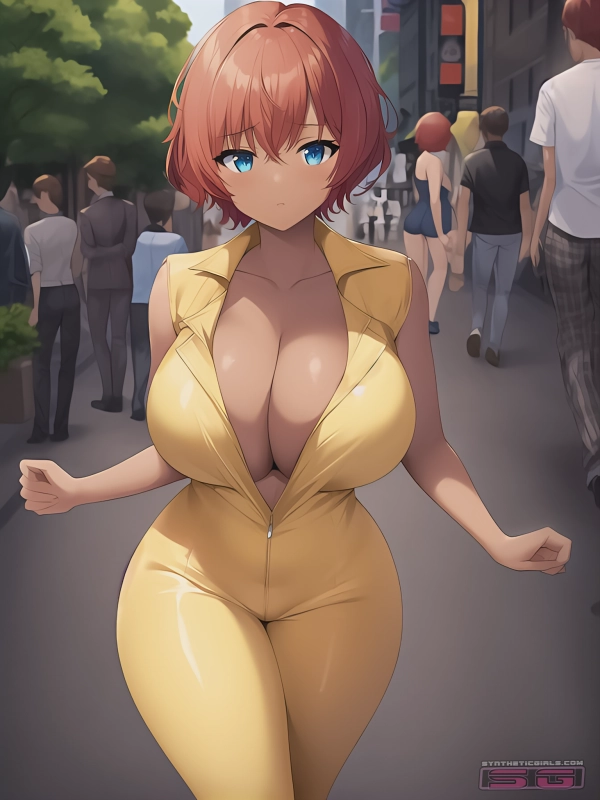 April o'neil Walking To Work