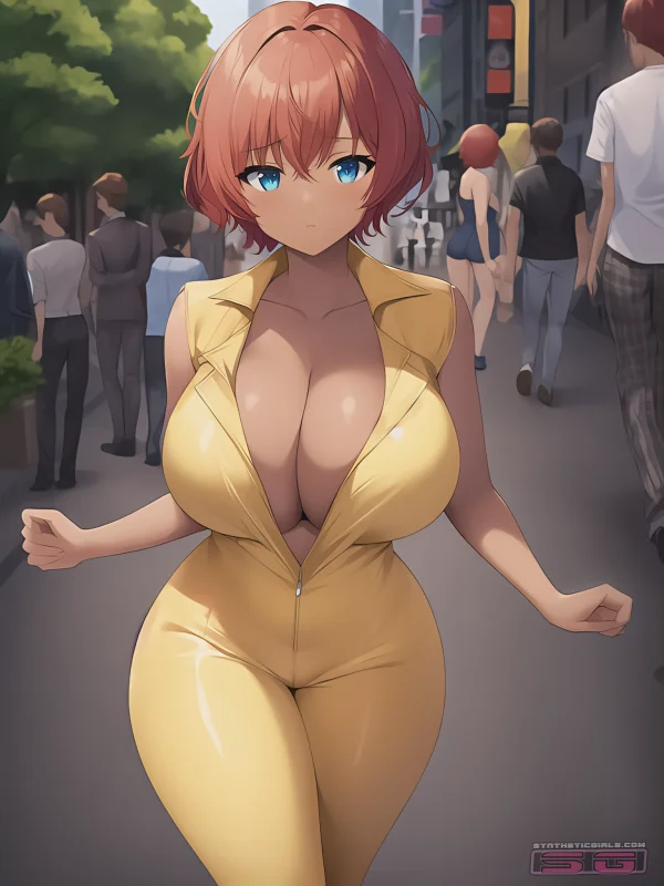 April o'neil Walking To Work