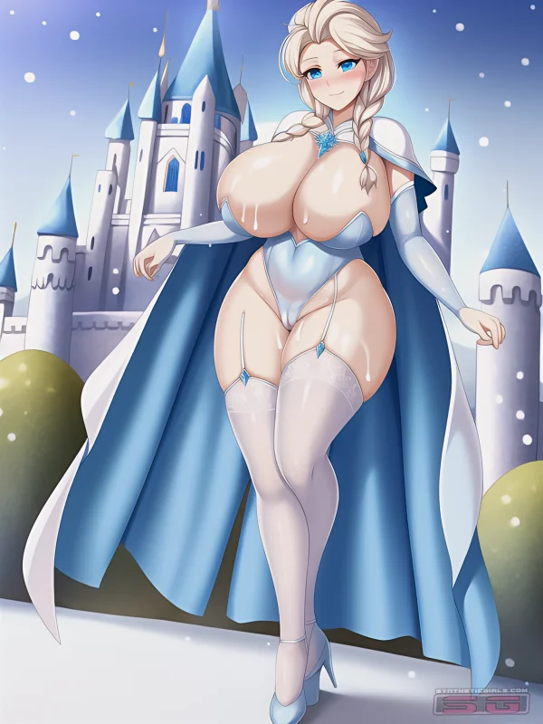 Elsa Cum On me