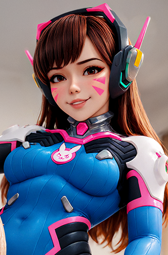 D.Va Big Cock Futa