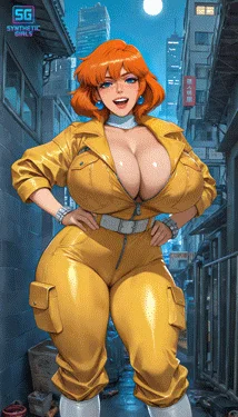 Busty April O'Neil V.4 Animated