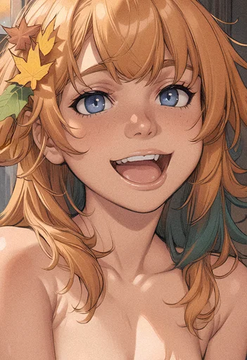Jesse In Autumn (Small Boobs)