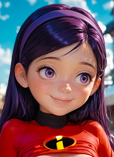 Violet Parr Flashing (Small Boobs)