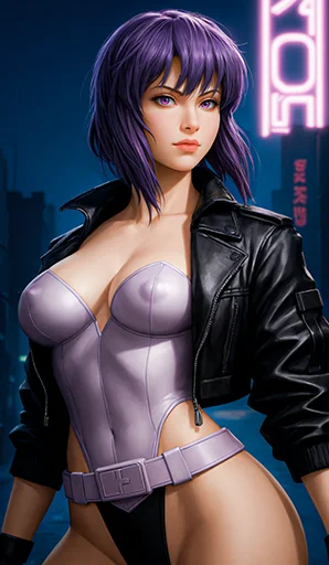 Motoko Kusanagi- Sexy Cyber