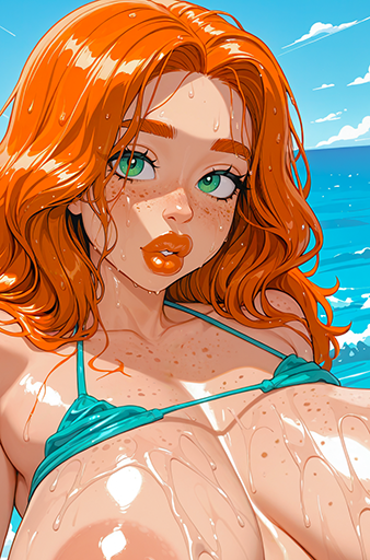 Ginger At The Beach