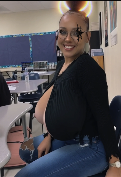 Busty Devil Boob Bounce Animated (Halloween 2025)