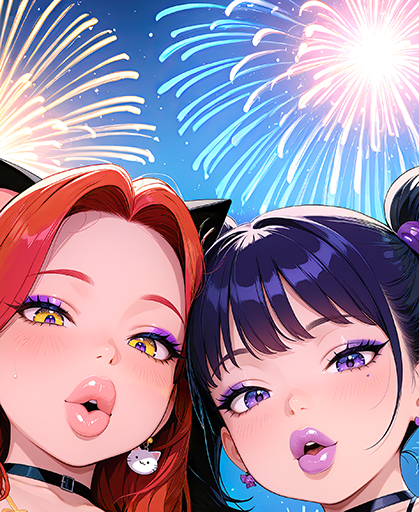 Happy New Years Together (Syngirls)