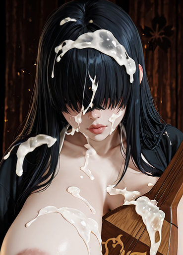 Nakime- Cumshot (Demon Slayer)