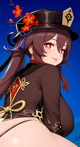 Hu Tao- Anal Beads (Genshin Impact)