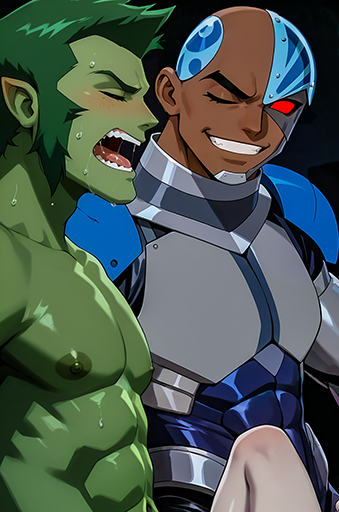 Raven Gangbang (Teen Titan) (request) (Syngirl)