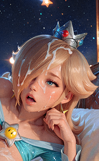 Rosalina from The Super Mario Galaxy Movie (Futa) (Request)