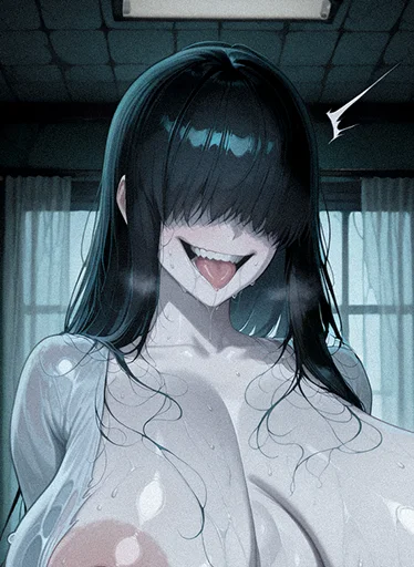 Sadako (The Ring) Deep Anal Creampie