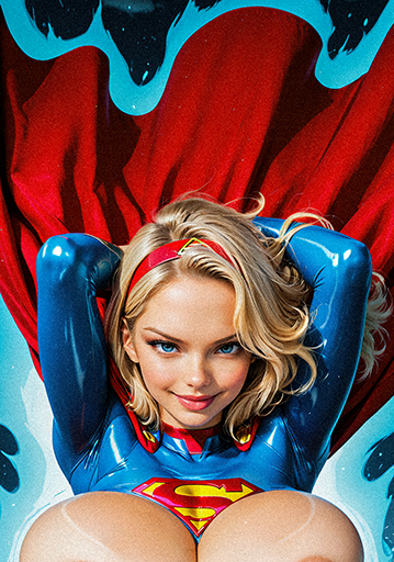 Please do a Thicc Supergirl with a wet pussy (Request)