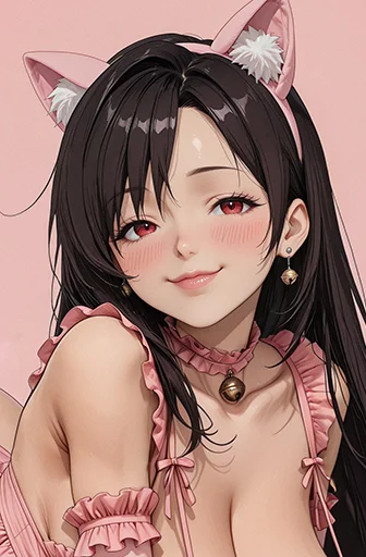 Tifa Lockhart Pussy Cat (Animated)