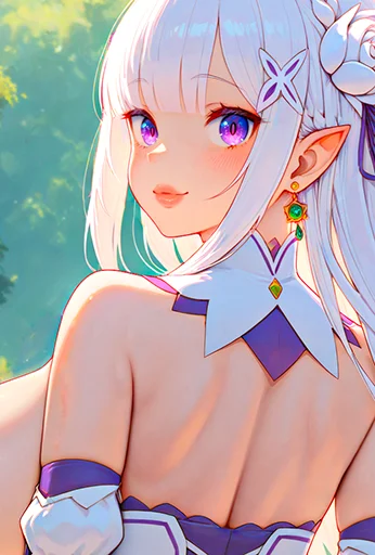 Emilia- Big Booty  (Re:Zero)